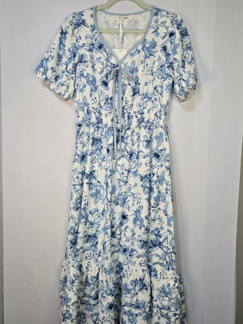 GRACE KARIN Women Size S Cottagecore Lightweight Floral Dress NWT - Picture 1 of 8